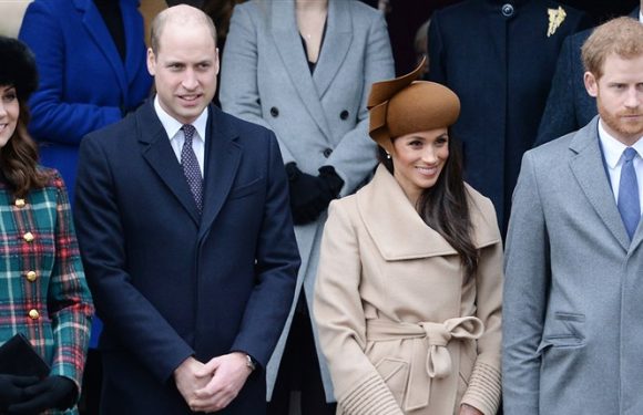 Royal Christmas! See Kate, William, Meghan and Harry in their church outfits