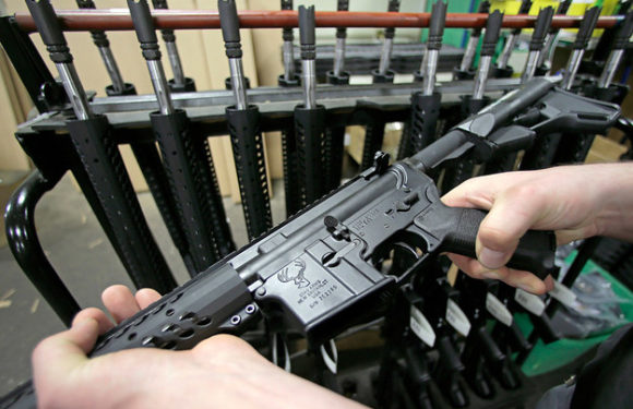 Bank of America pledges to halt lending to assault-weapon manufacturers